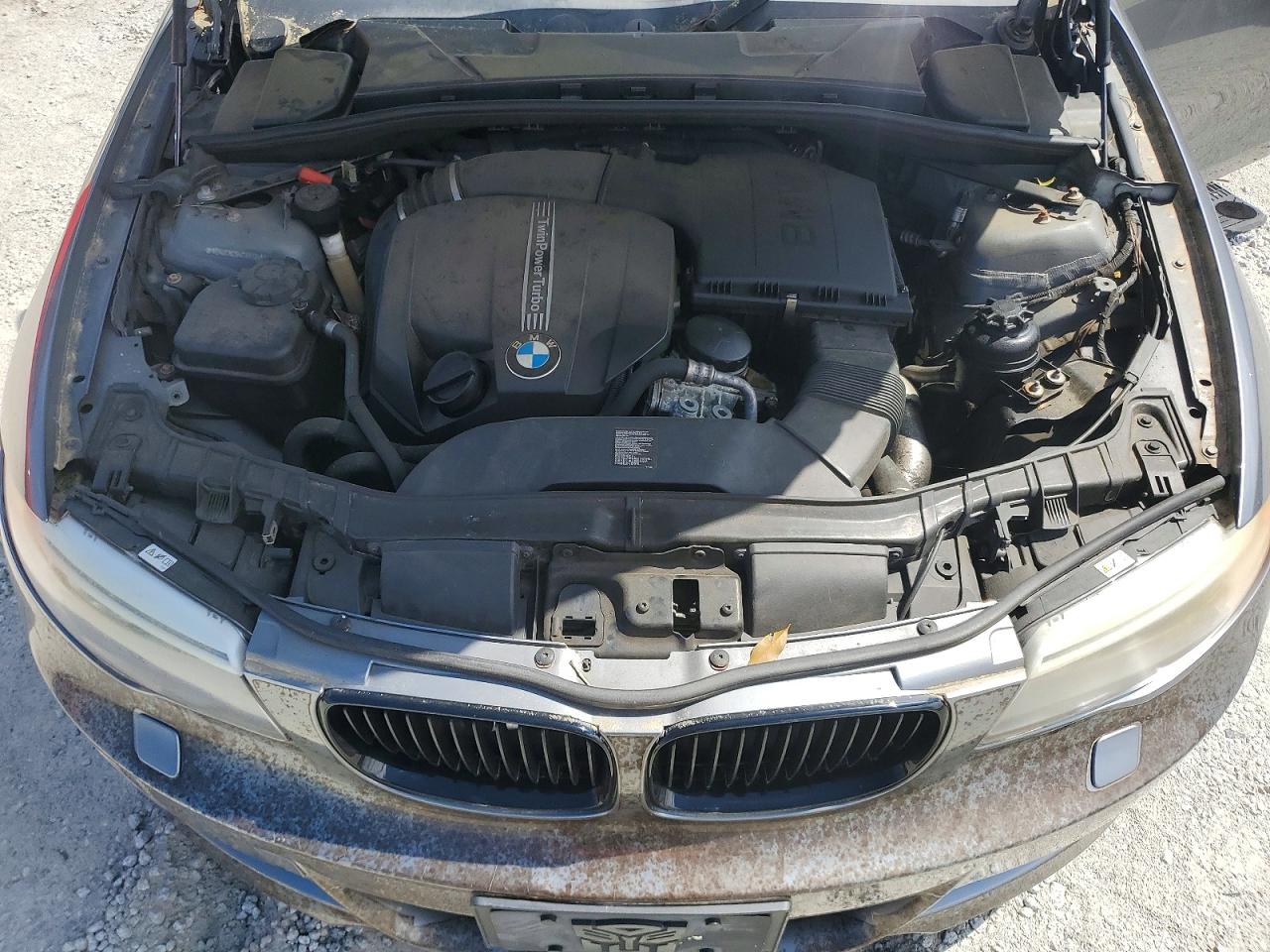 2012 Bmw 135 I Gray vin: WBAUC9C54CVM12480