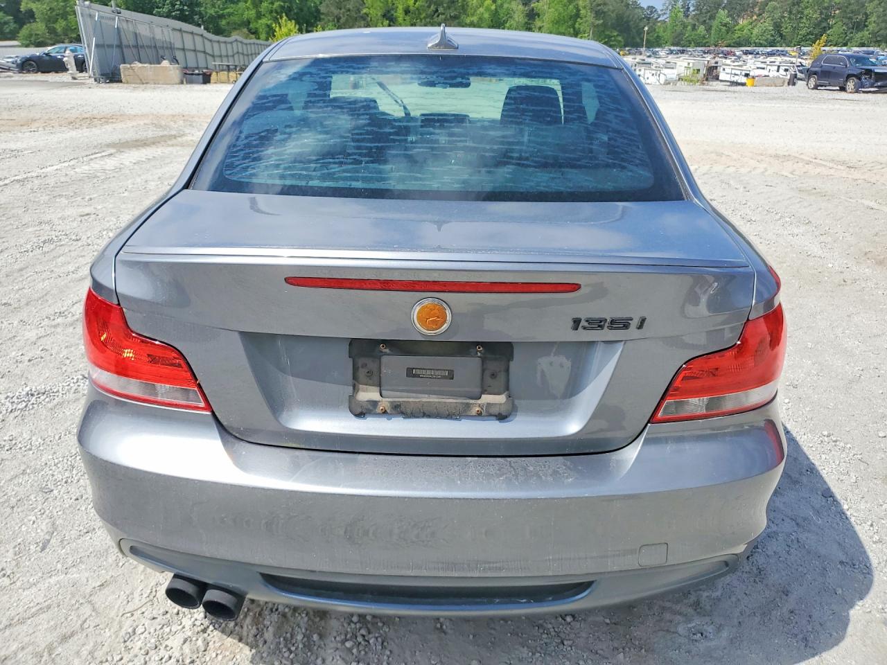 2012 Bmw 135 I Gray vin: WBAUC9C54CVM12480