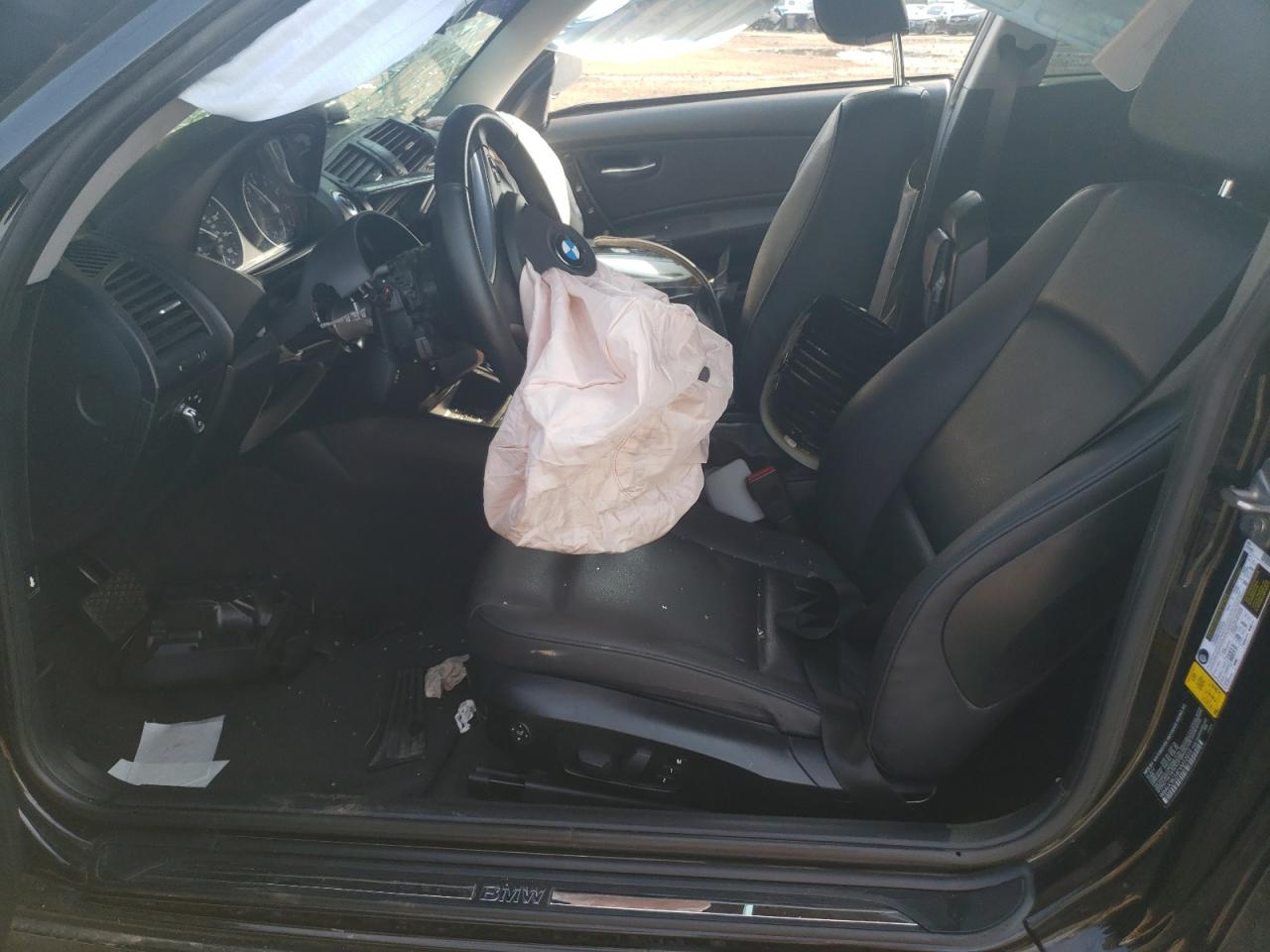 2012 Bmw 135 I Black vin: WBAUC9C54CVM12916