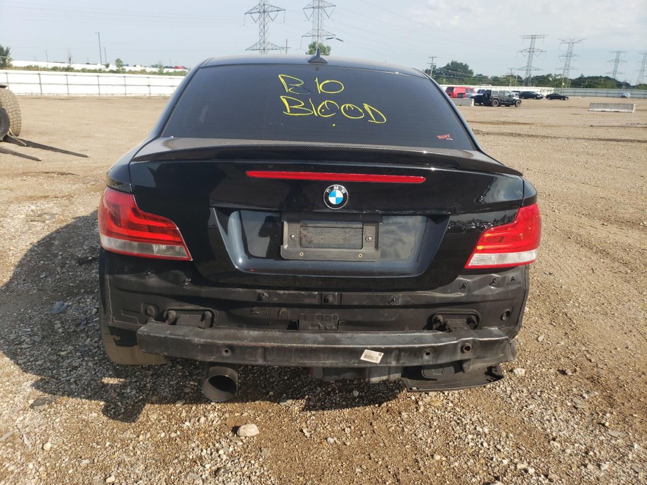 2012 Bmw 135 I Black vin: WBAUC9C54CVM12916