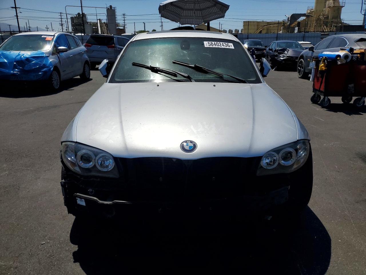 2011 Bmw 135 I Silver vin: WBAUC9C55BVM10526