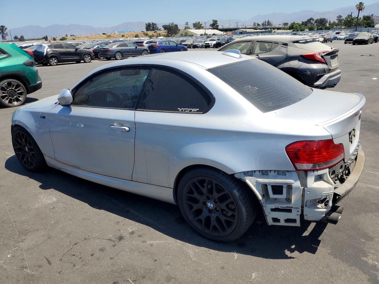 2011 Bmw 135 I Silver vin: WBAUC9C55BVM10526