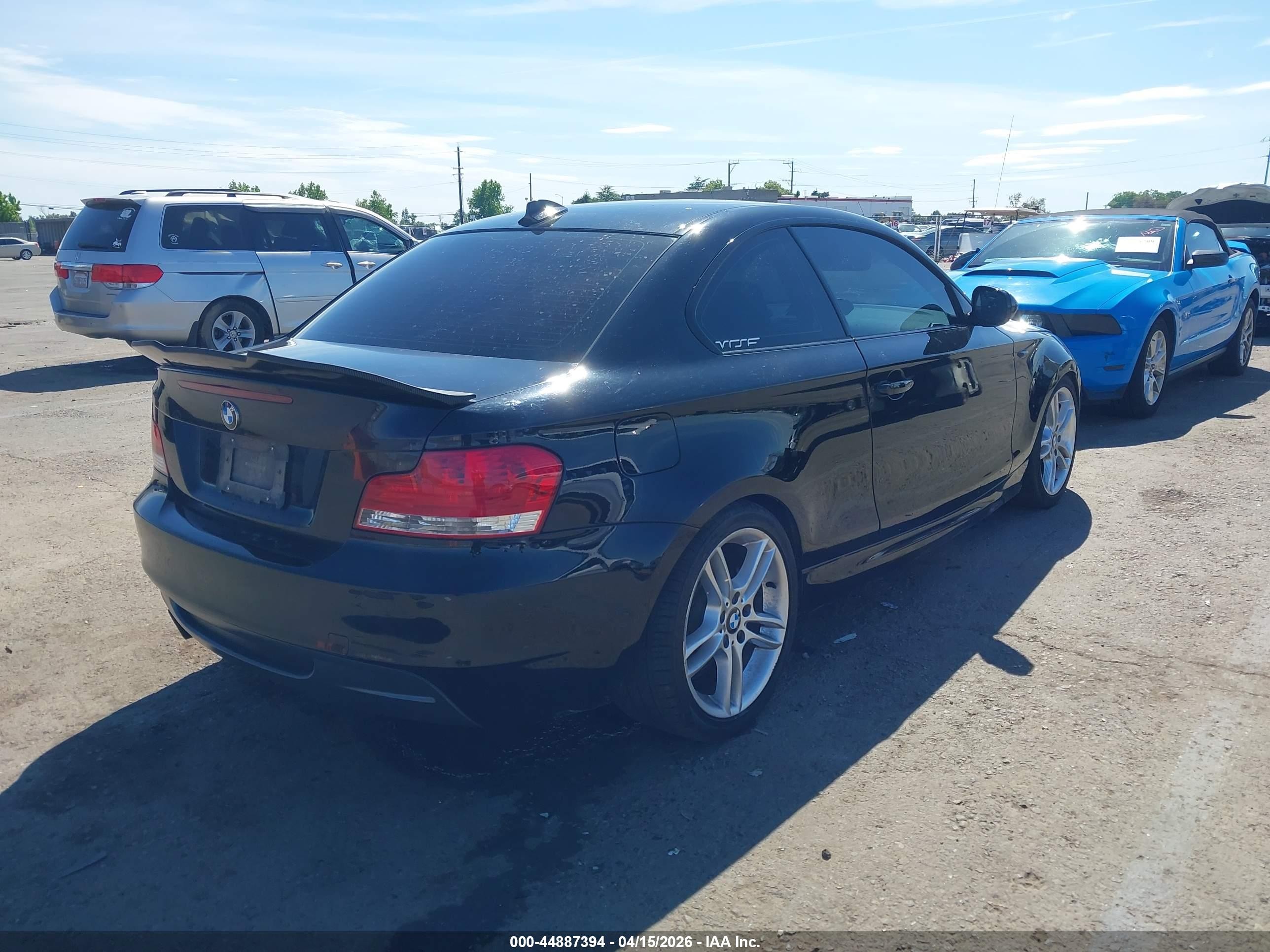 2011 Bmw 135i   Black vin: WBAUC9C55BVM11076