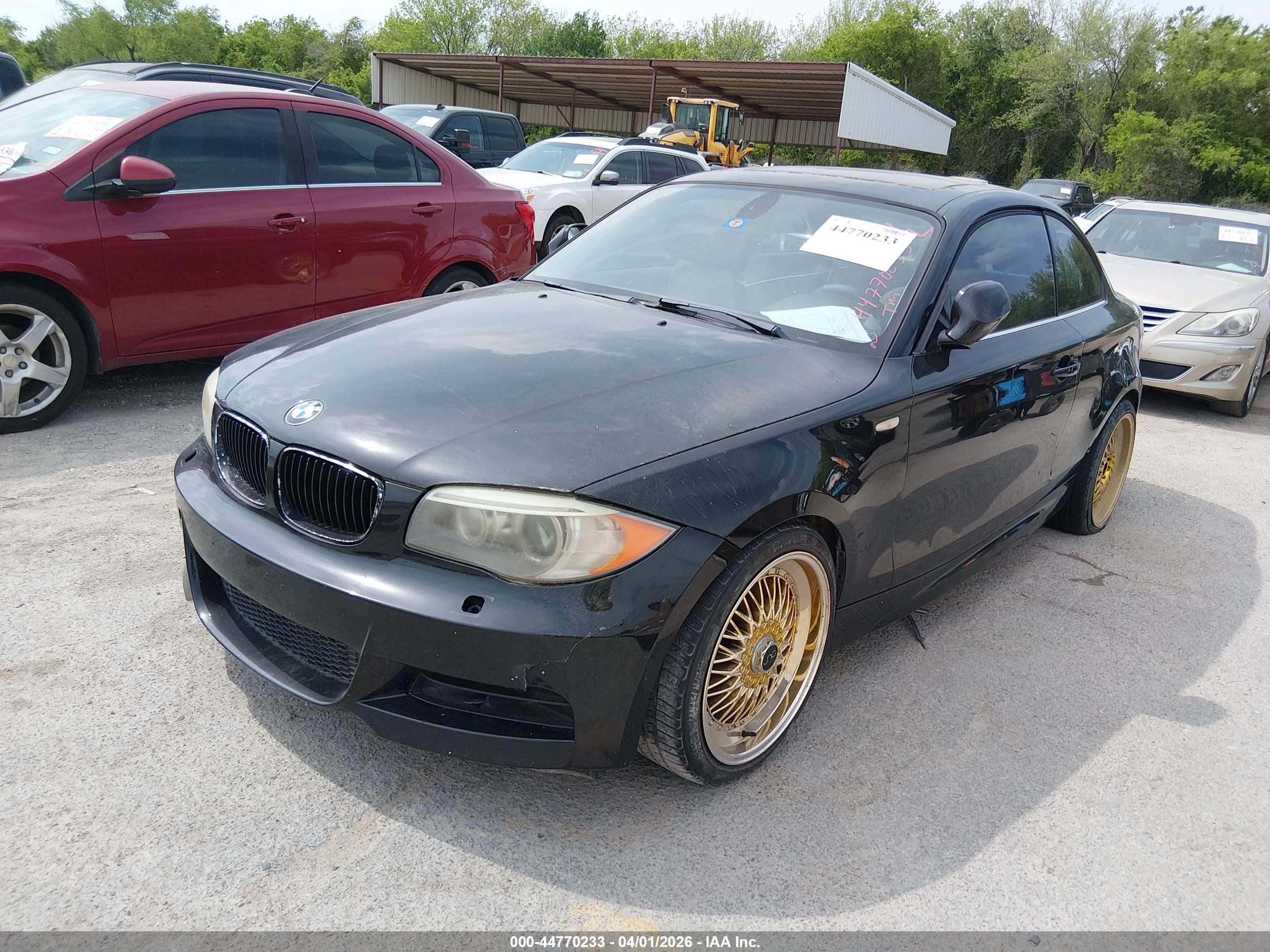 2012 Bmw 135i   Black vin: WBAUC9C56CVM12352