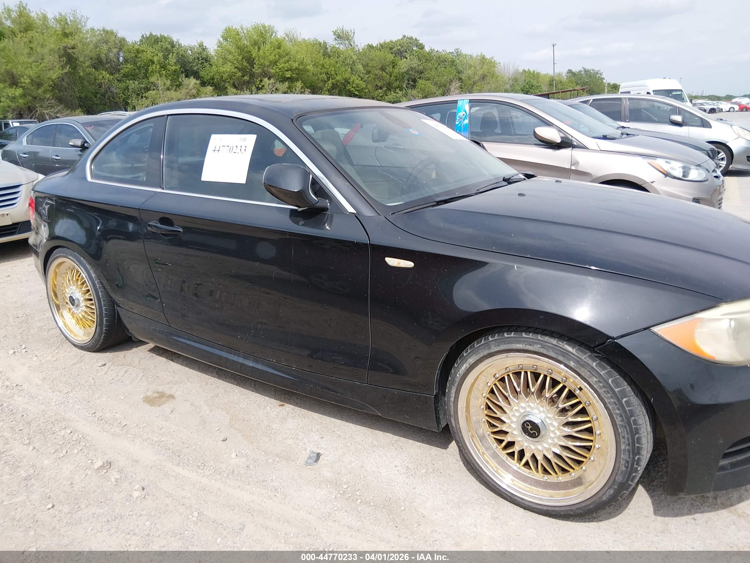 2012 Bmw 135i   Black vin: WBAUC9C56CVM12352