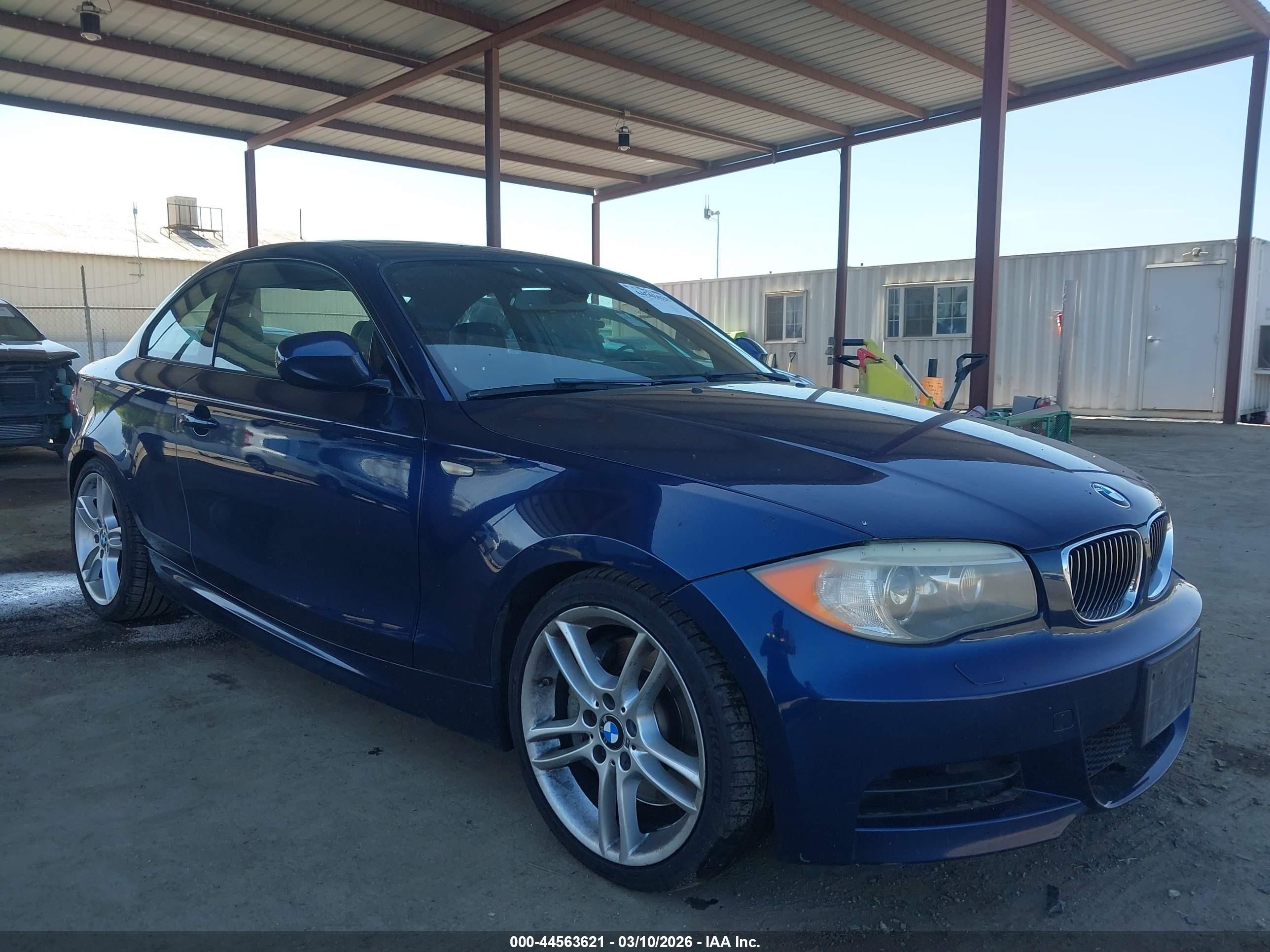 2012 Bmw 135i   Blue vin: WBAUC9C56CVM13050