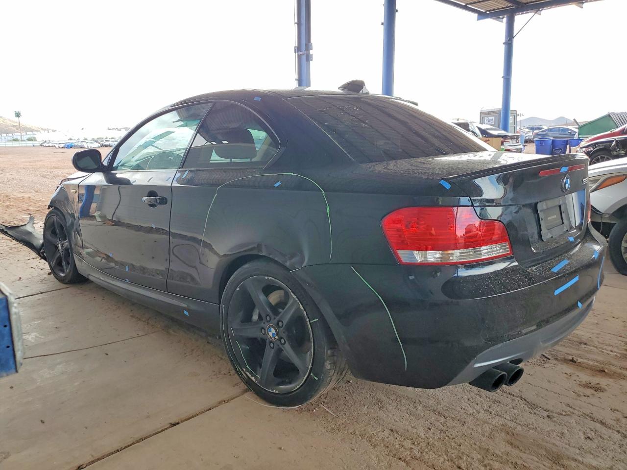 2011 Bmw 135 I Black vin: WBAUC9C57BVM09183