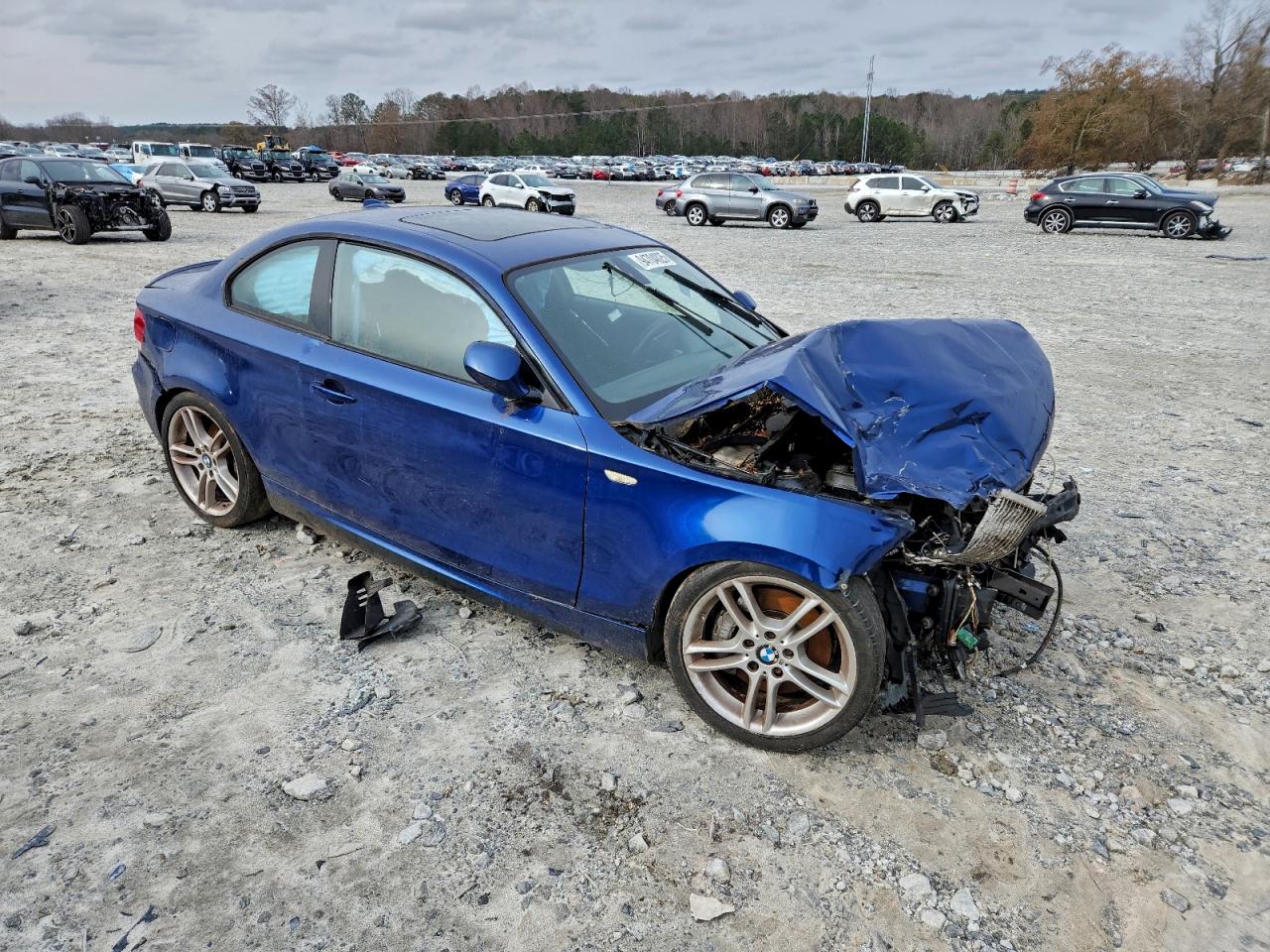 2012 Bmw 135 I Blue vin: WBAUC9C58CVM11770