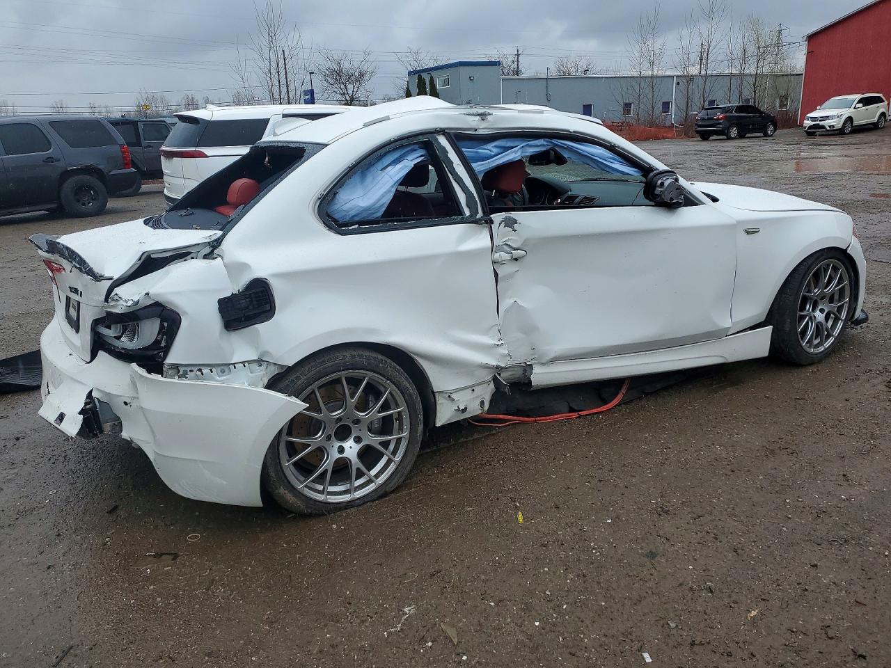 2012 Bmw 135 I White vin: WBAUC9C58CVM12028