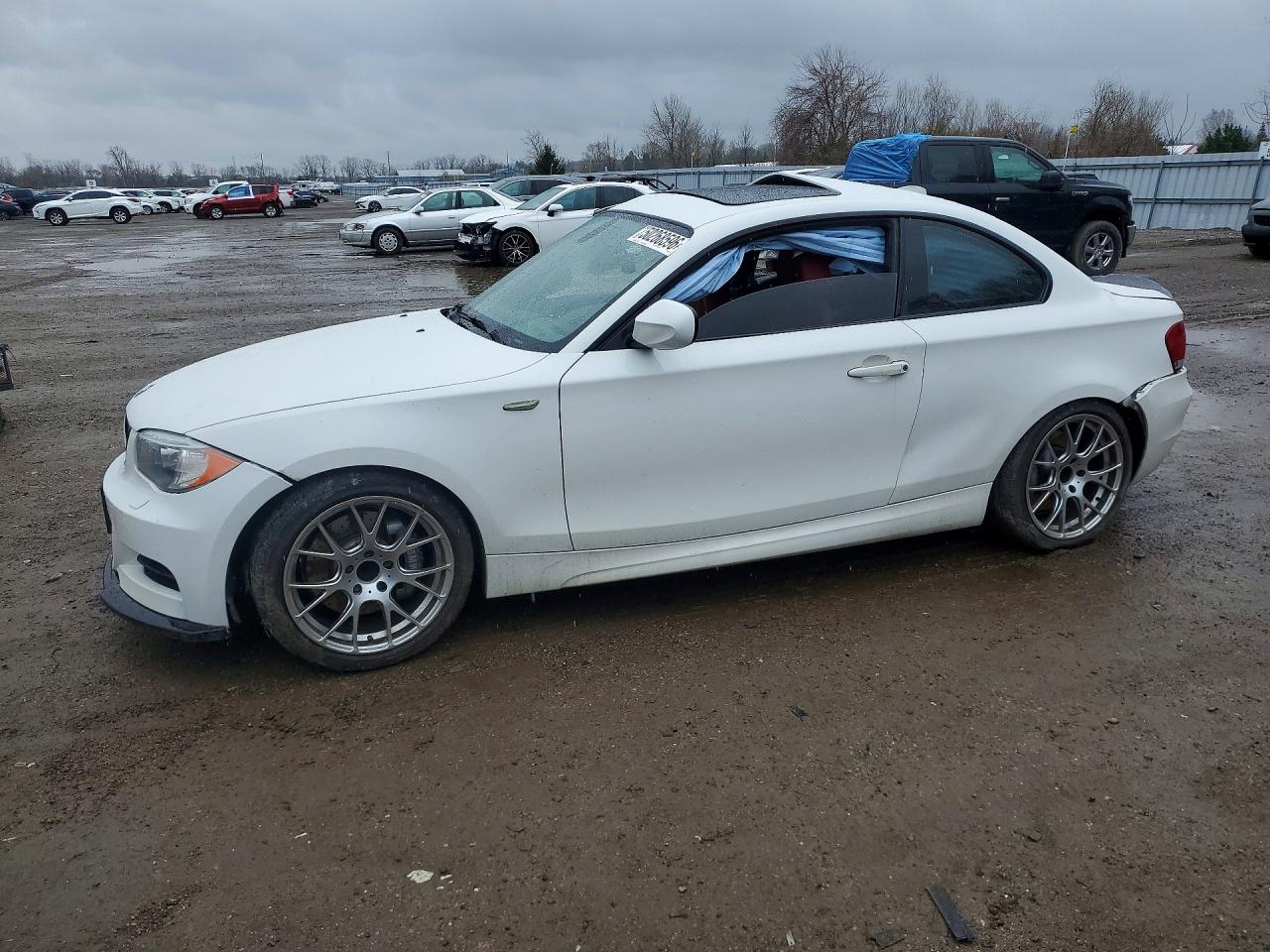 2012 Bmw 135 I White vin: WBAUC9C58CVM12028