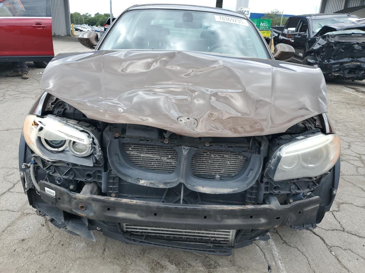 2012 Bmw 135 I Brown vin: WBAUC9C58CVM12403