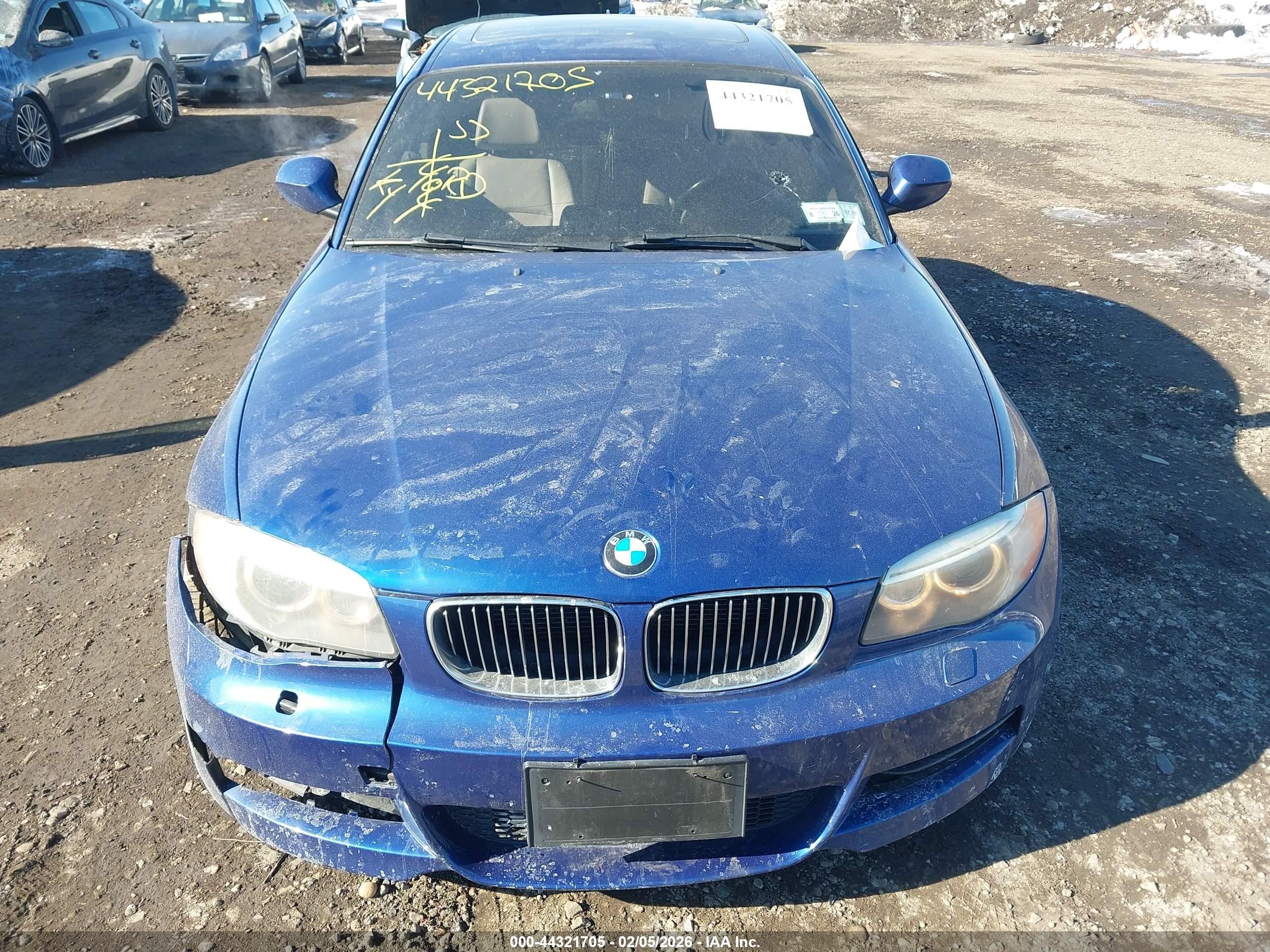 2013 Bmw 135i   Blue vin: WBAUC9C58DVY60285
