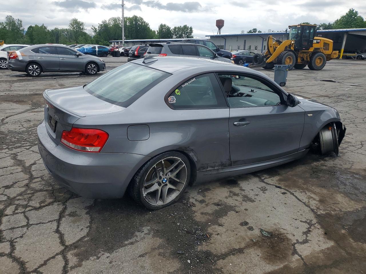 2013 Bmw 135 I Gray vin: WBAUC9C59DVY60165