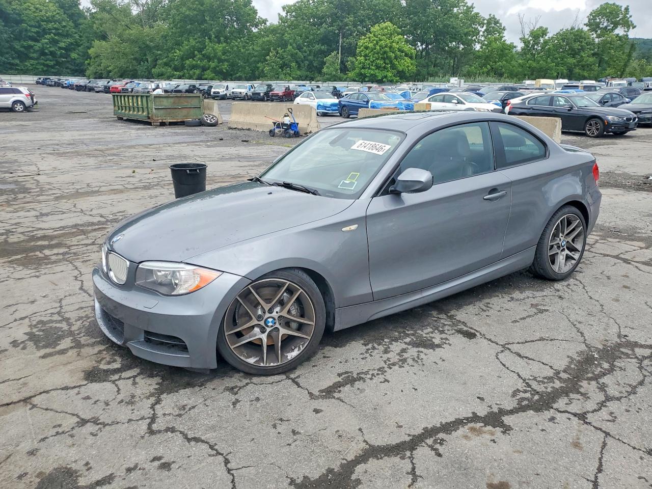 2013 Bmw 135 I Gray vin: WBAUC9C59DVY60165