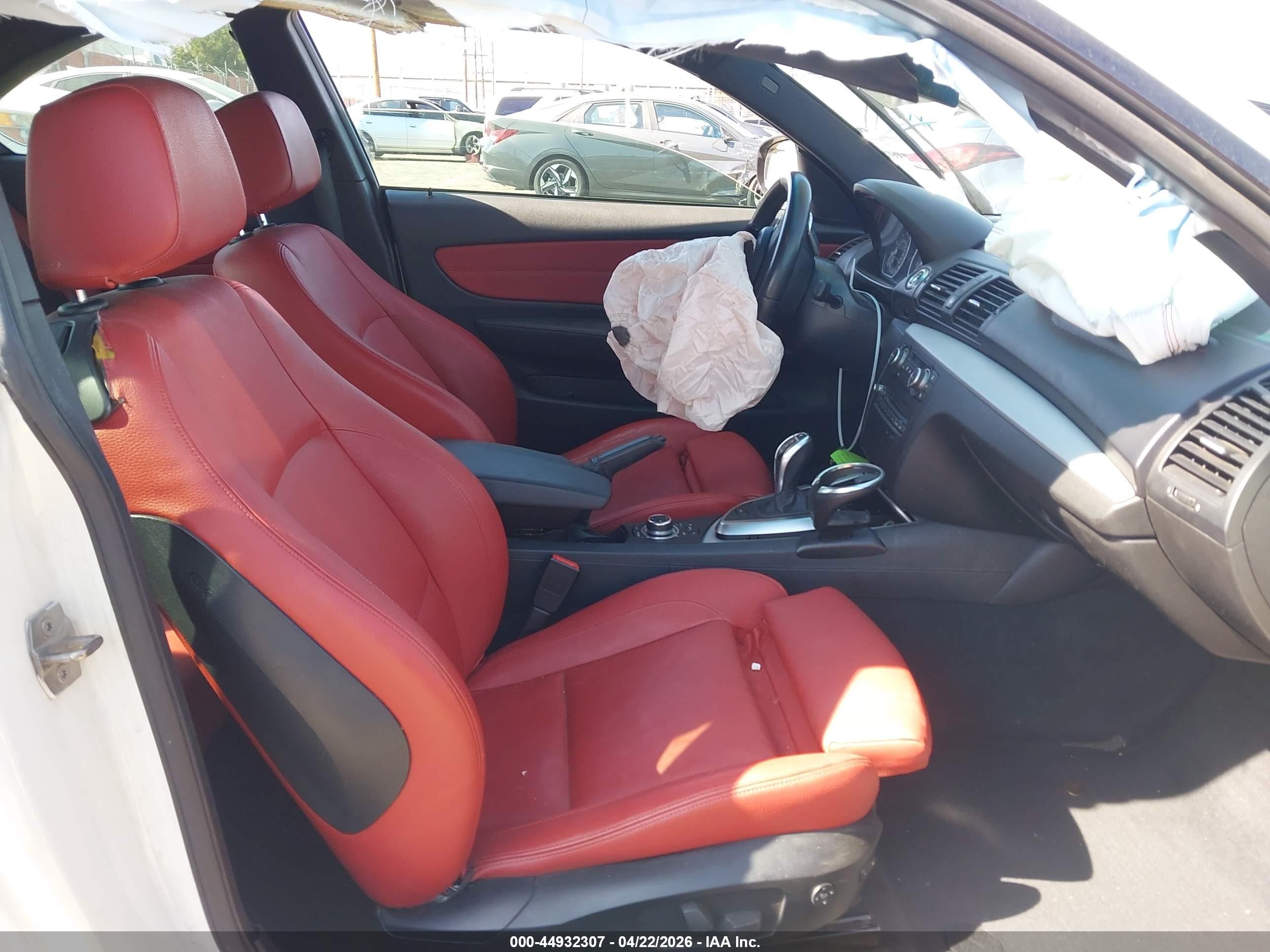 2013 Bmw 135i White vin: WBAUC9C5XDVM13358