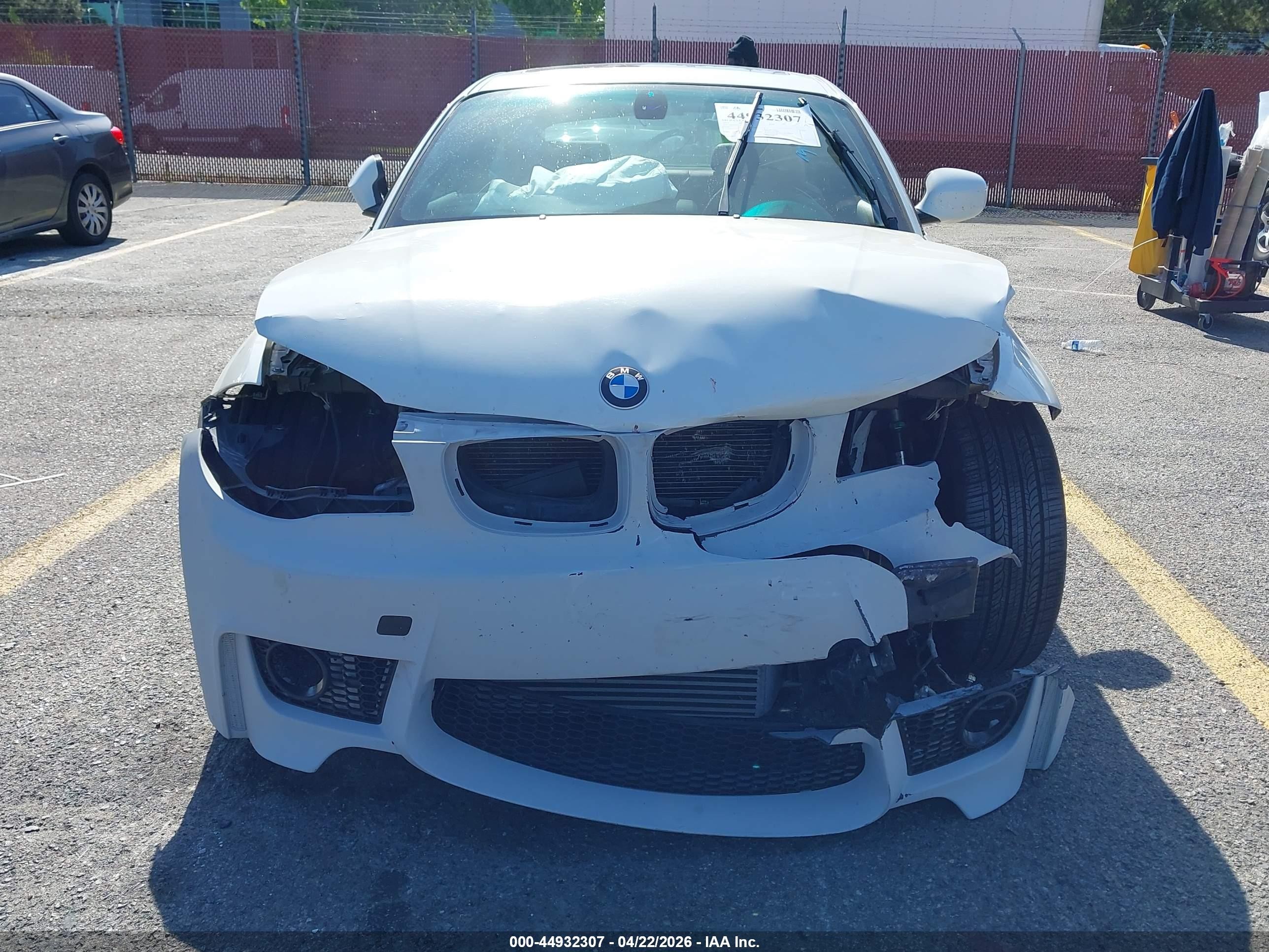 2013 Bmw 135i White vin: WBAUC9C5XDVM13358