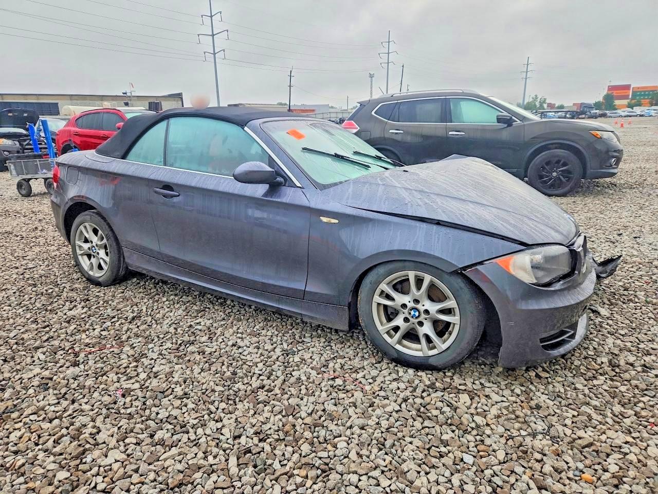 2008 Bmw 128 I Серый vin: WBAUL73518VJ74292