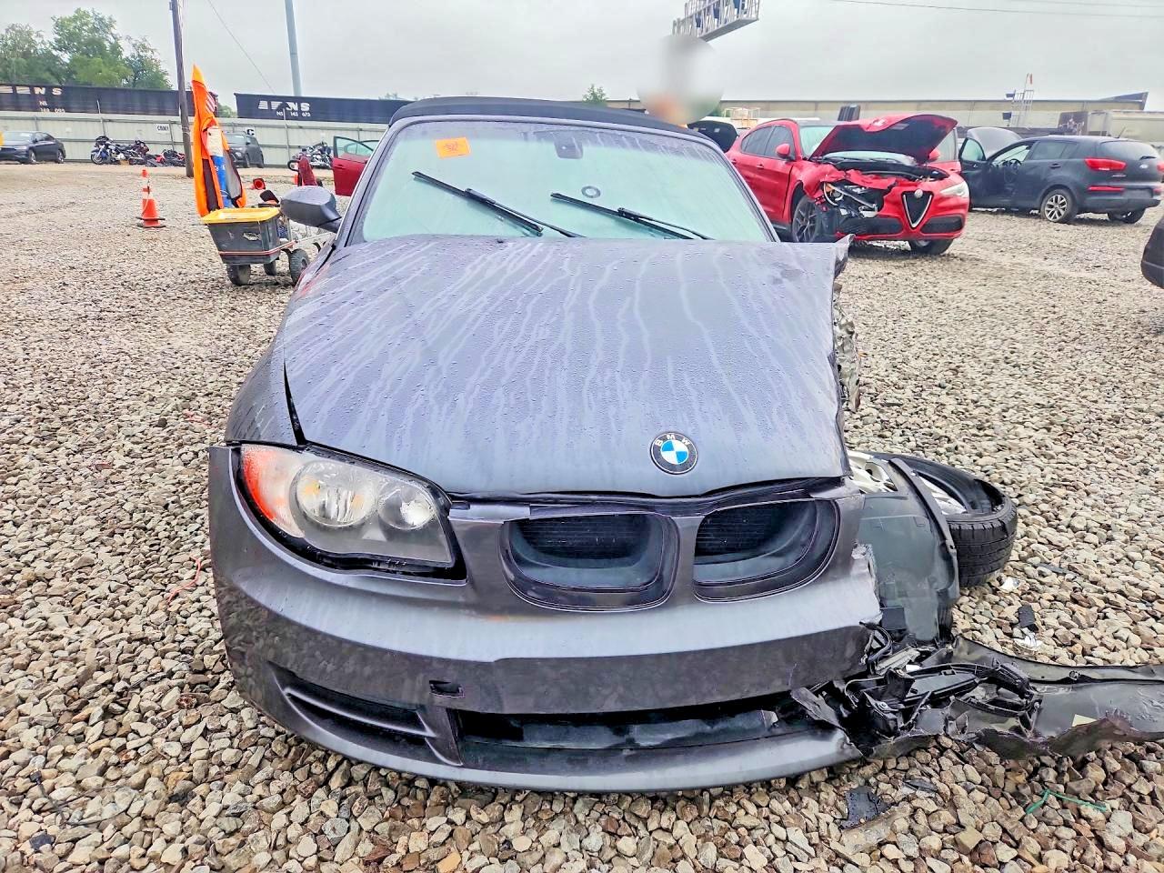2008 Bmw 128 I Серый vin: WBAUL73518VJ74292