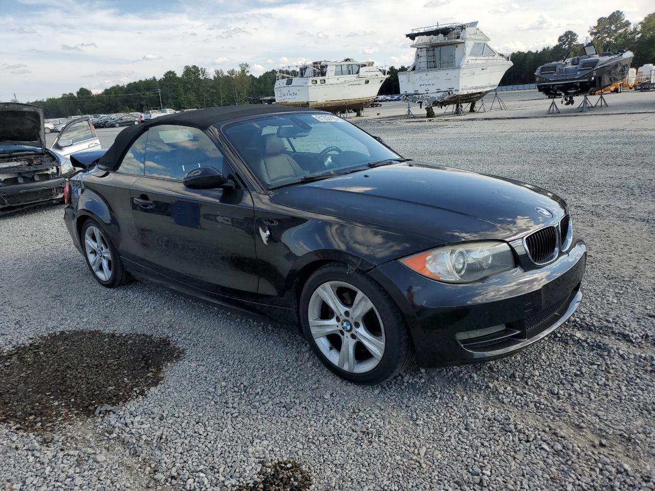 2009 Bmw 128 I Black vin: WBAUL73519VJ76951