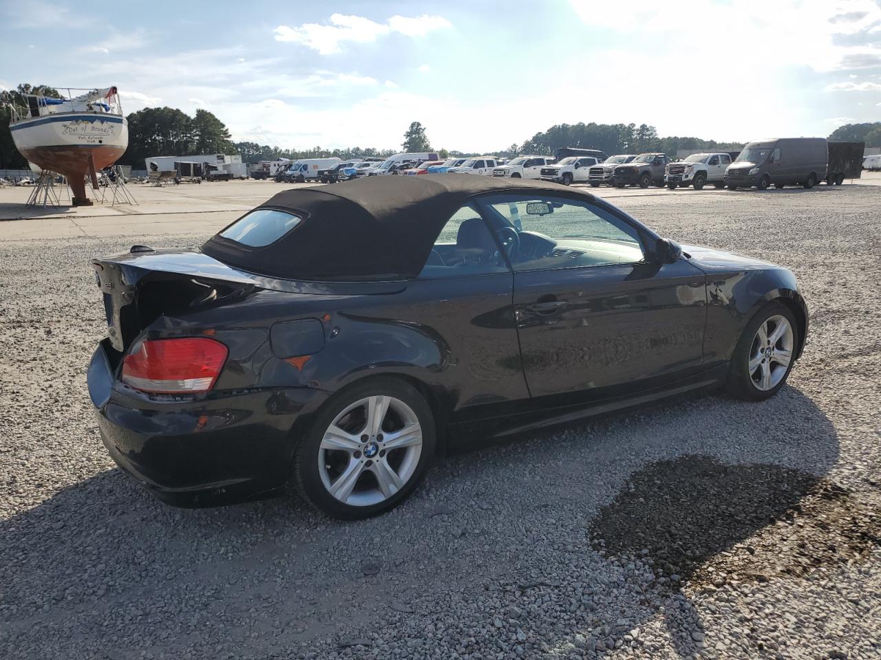 2009 Bmw 128 I Black vin: WBAUL73519VJ76951