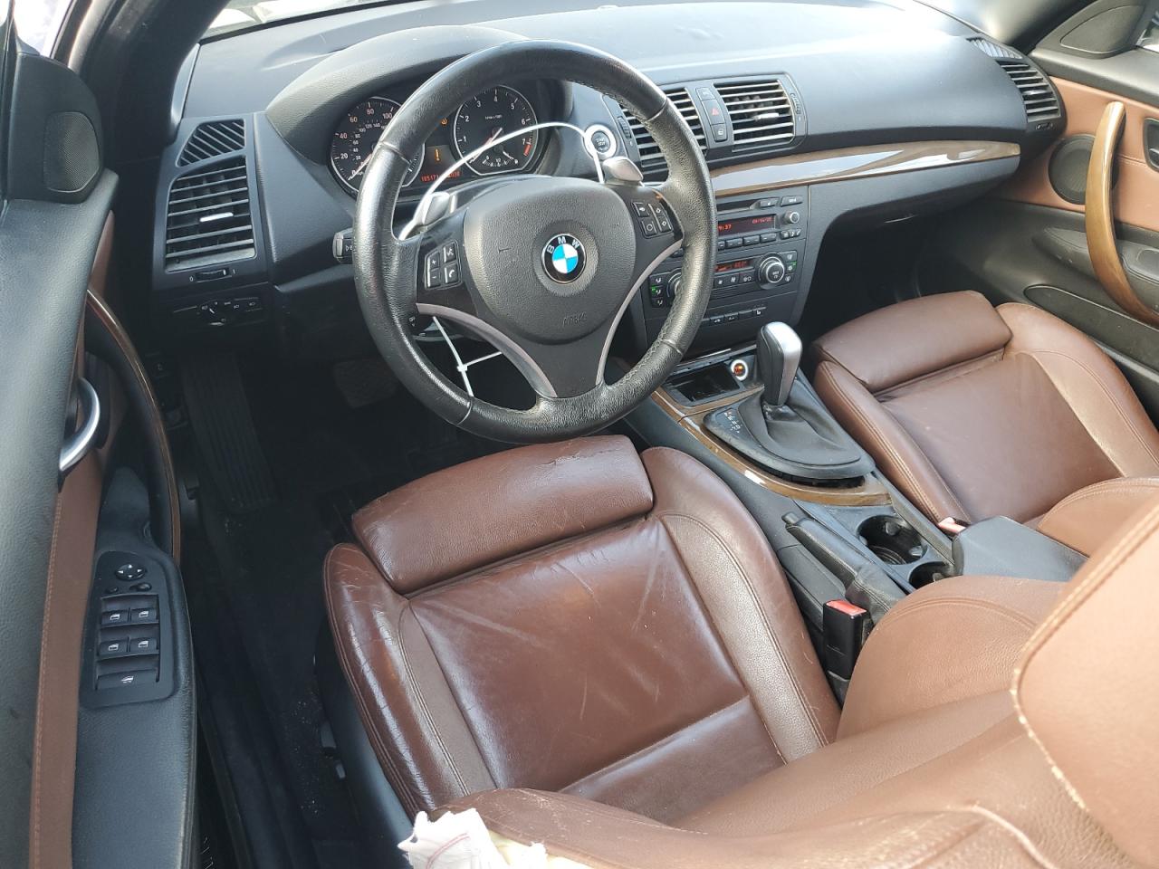 2009 Bmw 128 I Black vin: WBAUL73519VJ76951