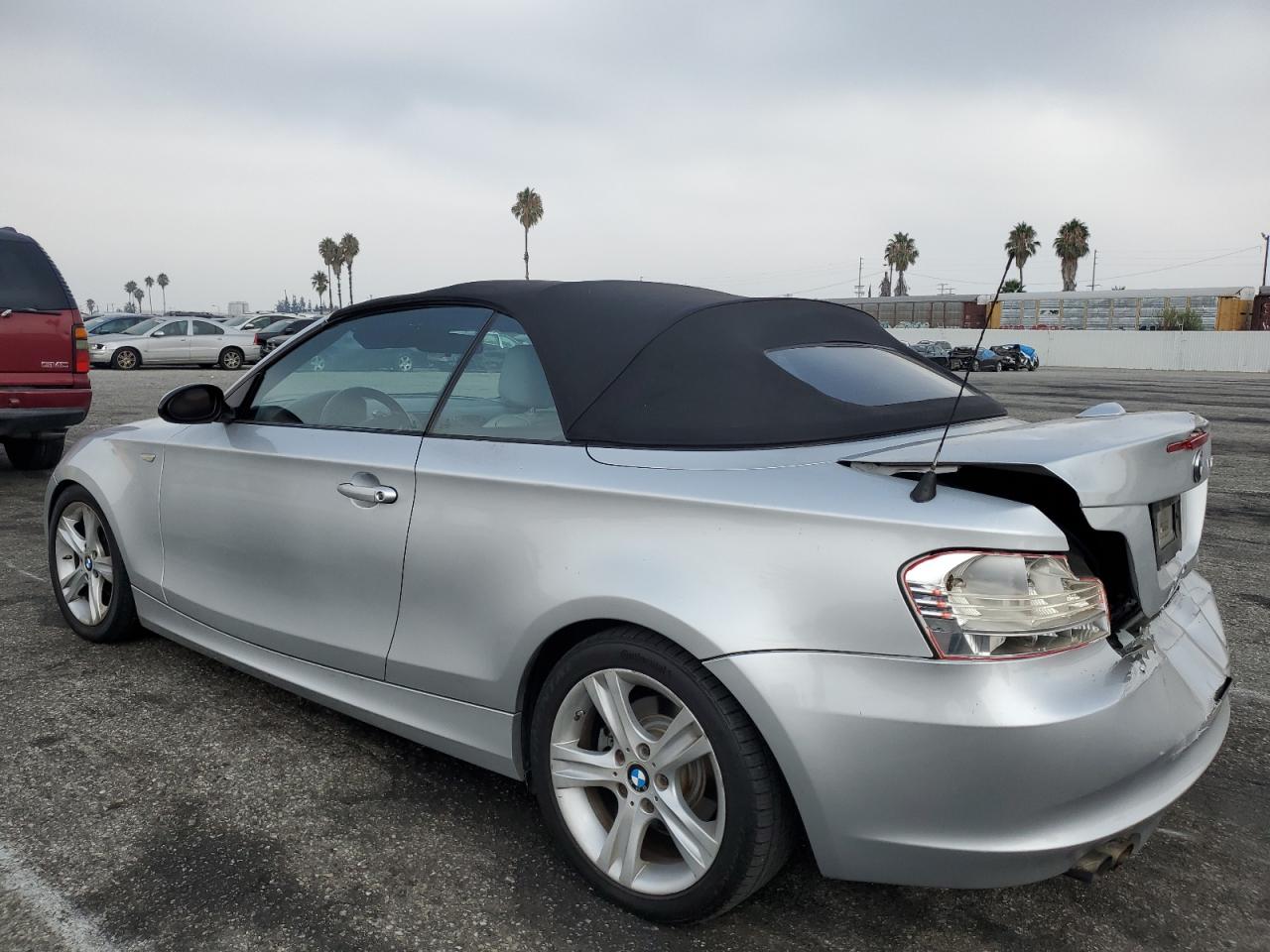 2008 Bmw 128 I Silver vin: WBAUL73528VJ74222