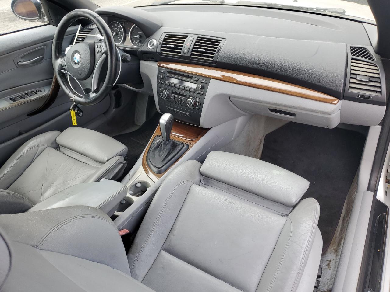 2008 Bmw 128 I Silver vin: WBAUL73528VJ74222