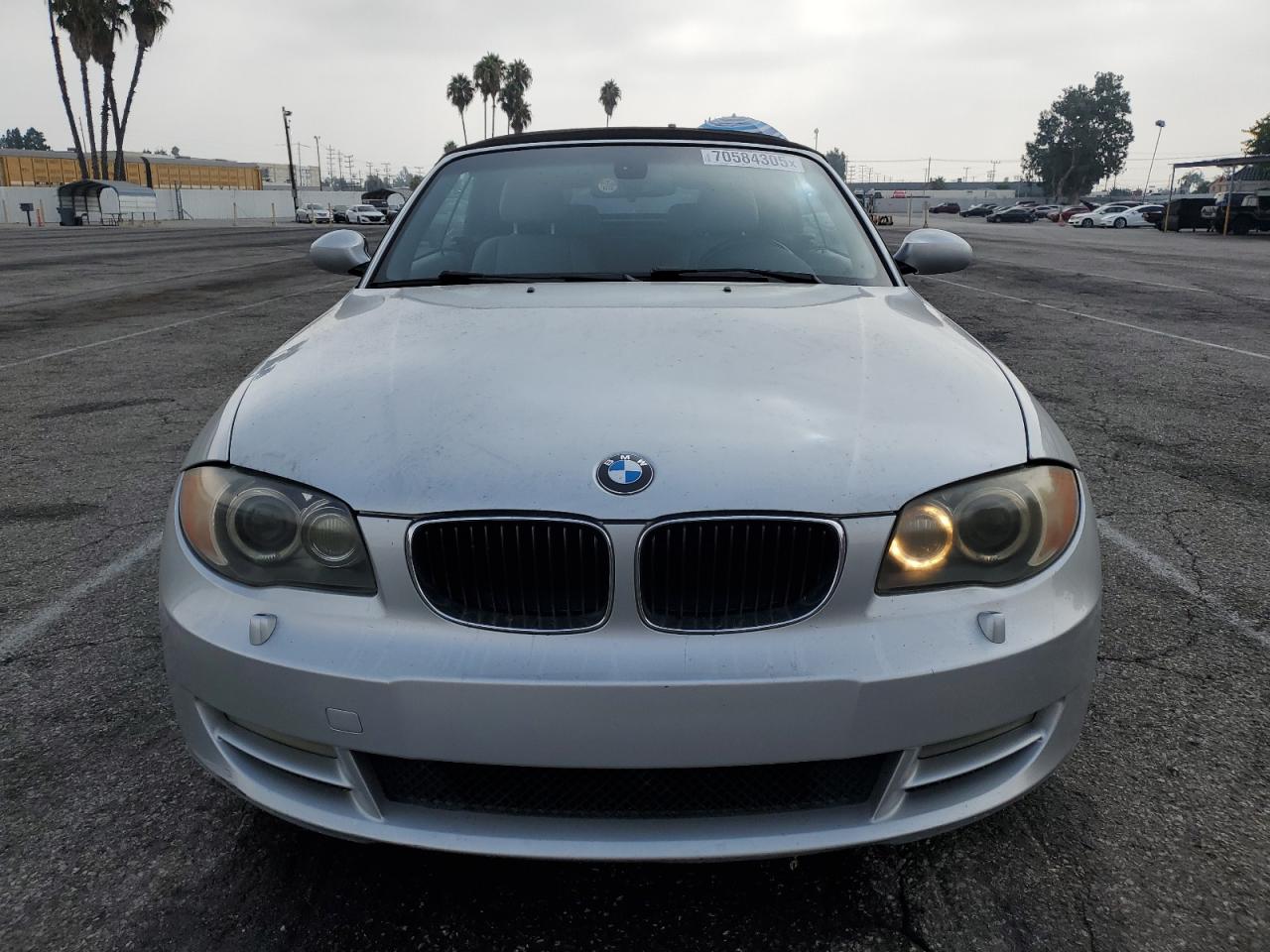 2008 Bmw 128 I Silver vin: WBAUL73528VJ74222