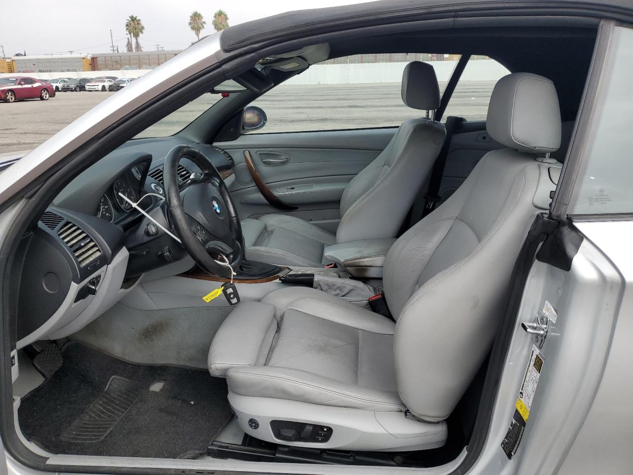 2008 Bmw 128 I Silver vin: WBAUL73528VJ74222