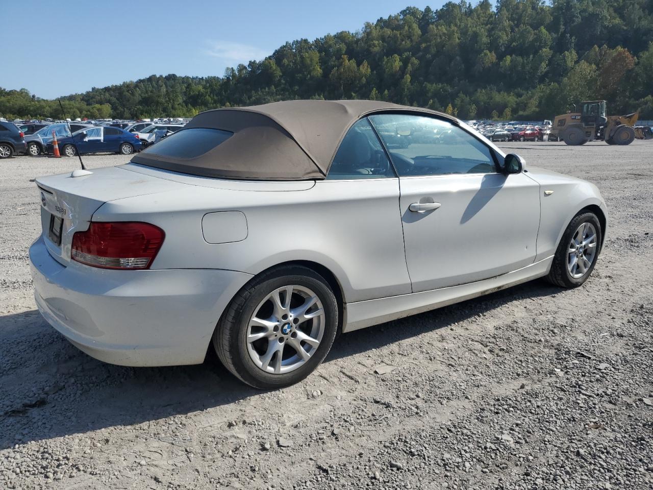 2009 Bmw 128 I White vin: WBAUL73529VJ76229