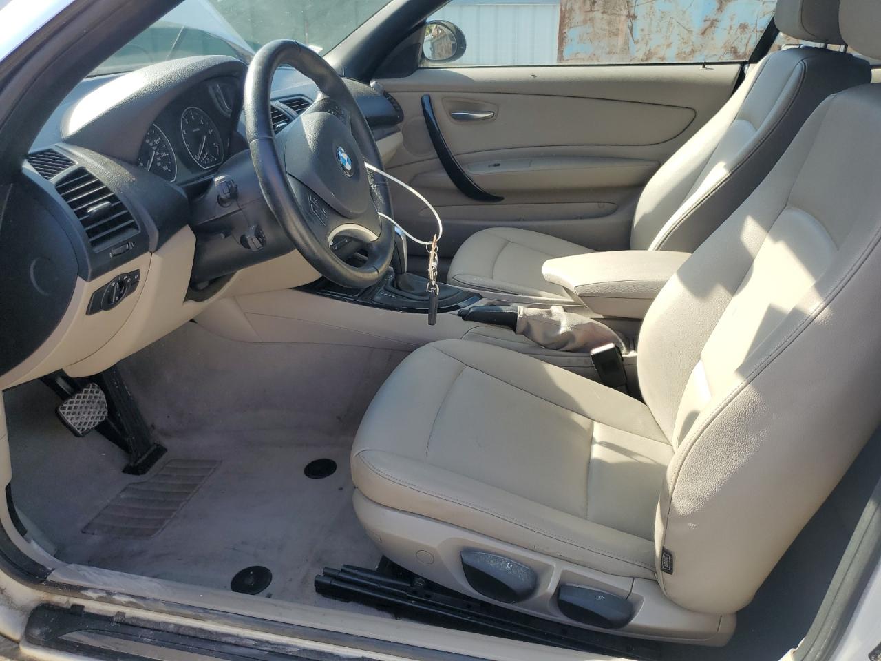 2009 Bmw 128 I White vin: WBAUL73529VJ76229