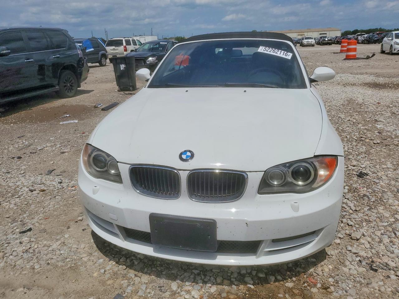 2008 Bmw 128 White vin: WBAUL73538VE89940