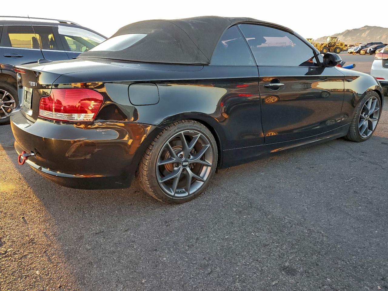 2008 Bmw 128 I Black vin: WBAUL73548VE88974