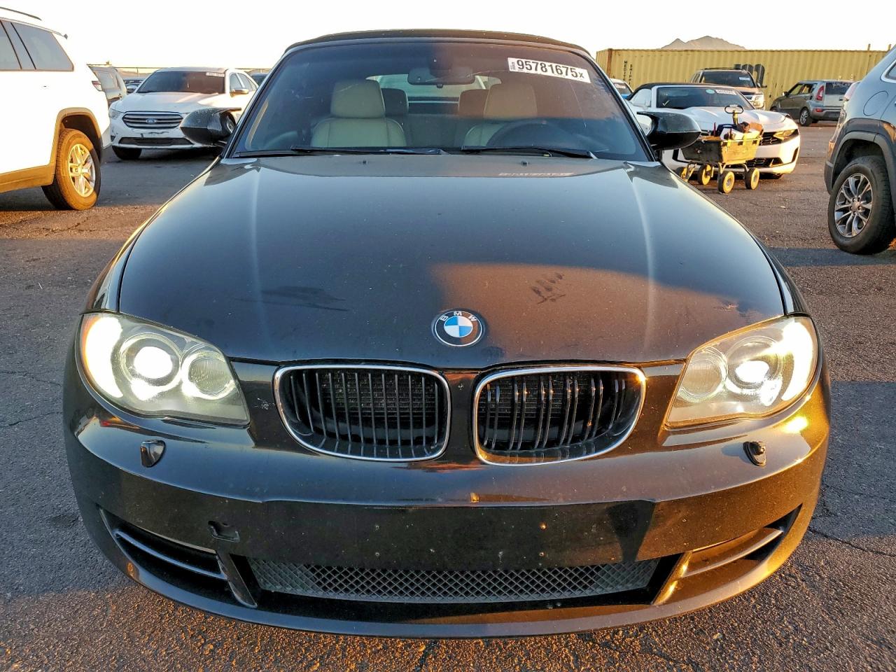 2008 Bmw 128 I Black vin: WBAUL73548VE88974