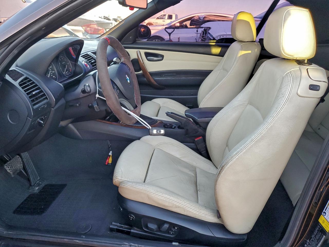 2008 Bmw 128 I Black vin: WBAUL73548VE88974