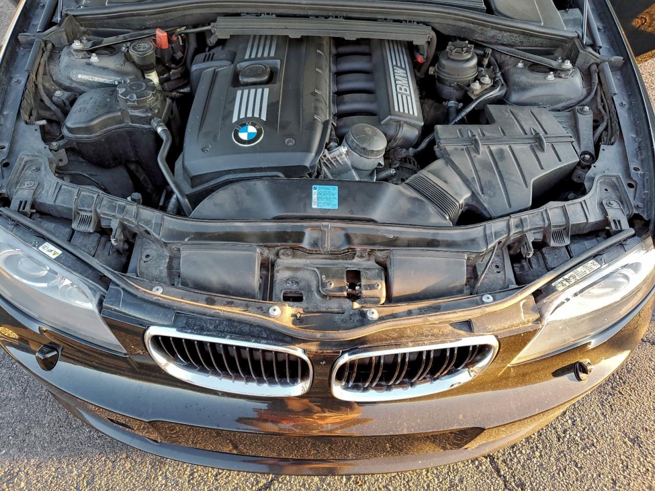 2008 Bmw 128 I Black vin: WBAUL73548VE88974