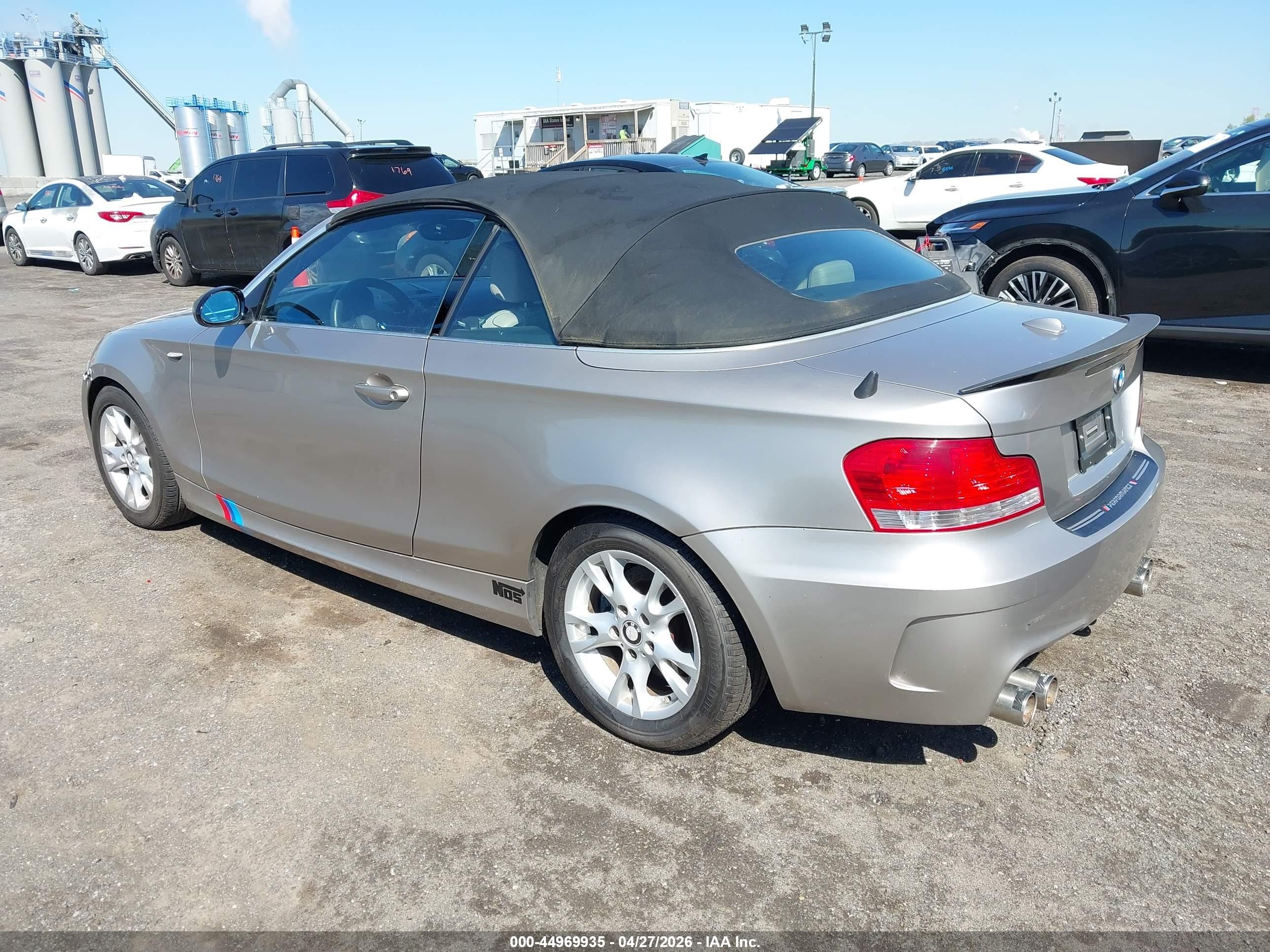 2008 Bmw 128i   Золотой vin: WBAUL73548VJ73976