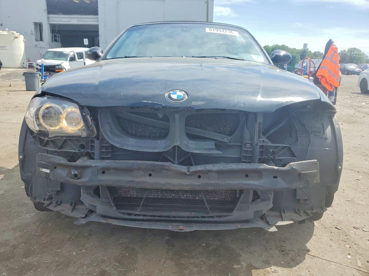 2008 Bmw 128 I Black vin: WBAUL73558VJ73985