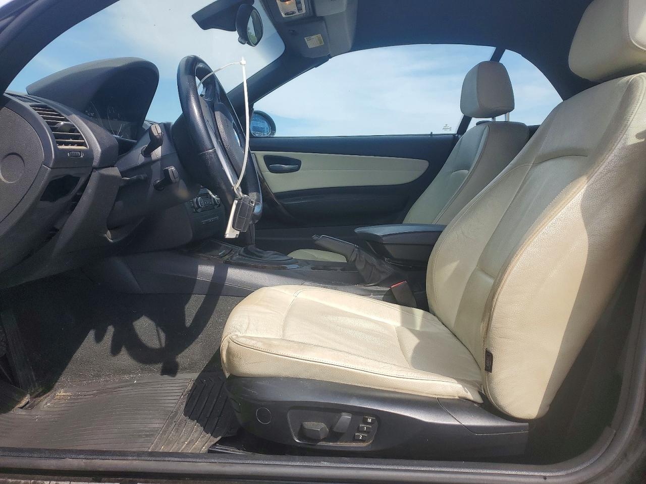 2008 Bmw 128 I Black vin: WBAUL73558VJ73985