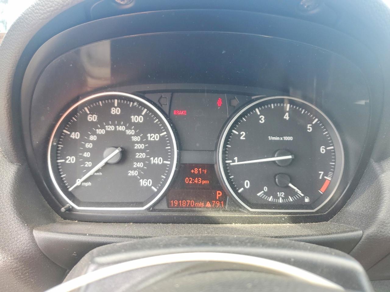 2008 Bmw 128 I Black vin: WBAUL73558VJ73985