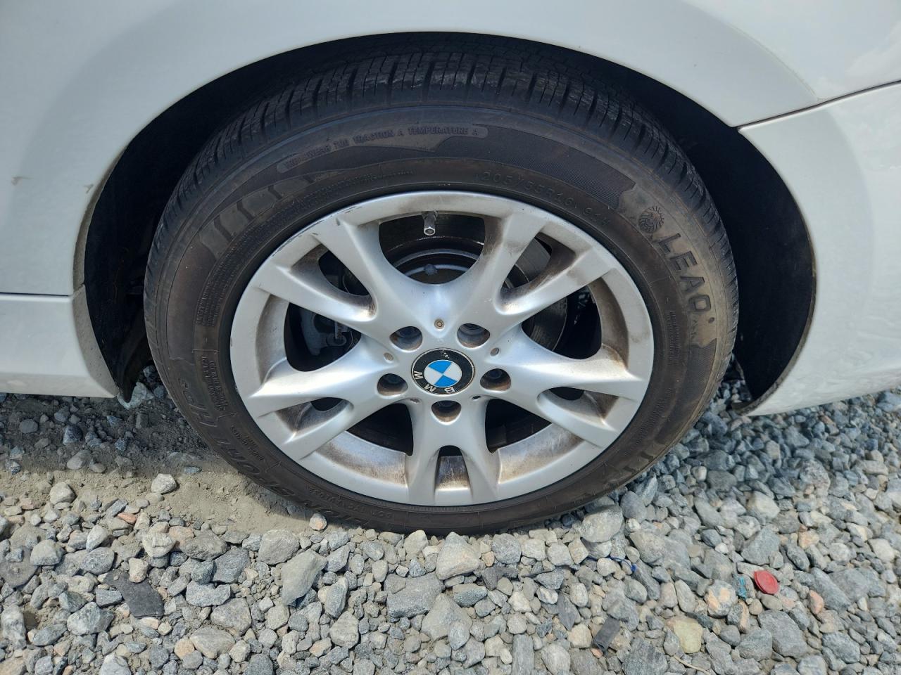 2009 Bmw 128 I Белый vin: WBAUL73559VJ75530 Damage: Left Rear Wheel, Curb Rash, 2 To 3 Inches
