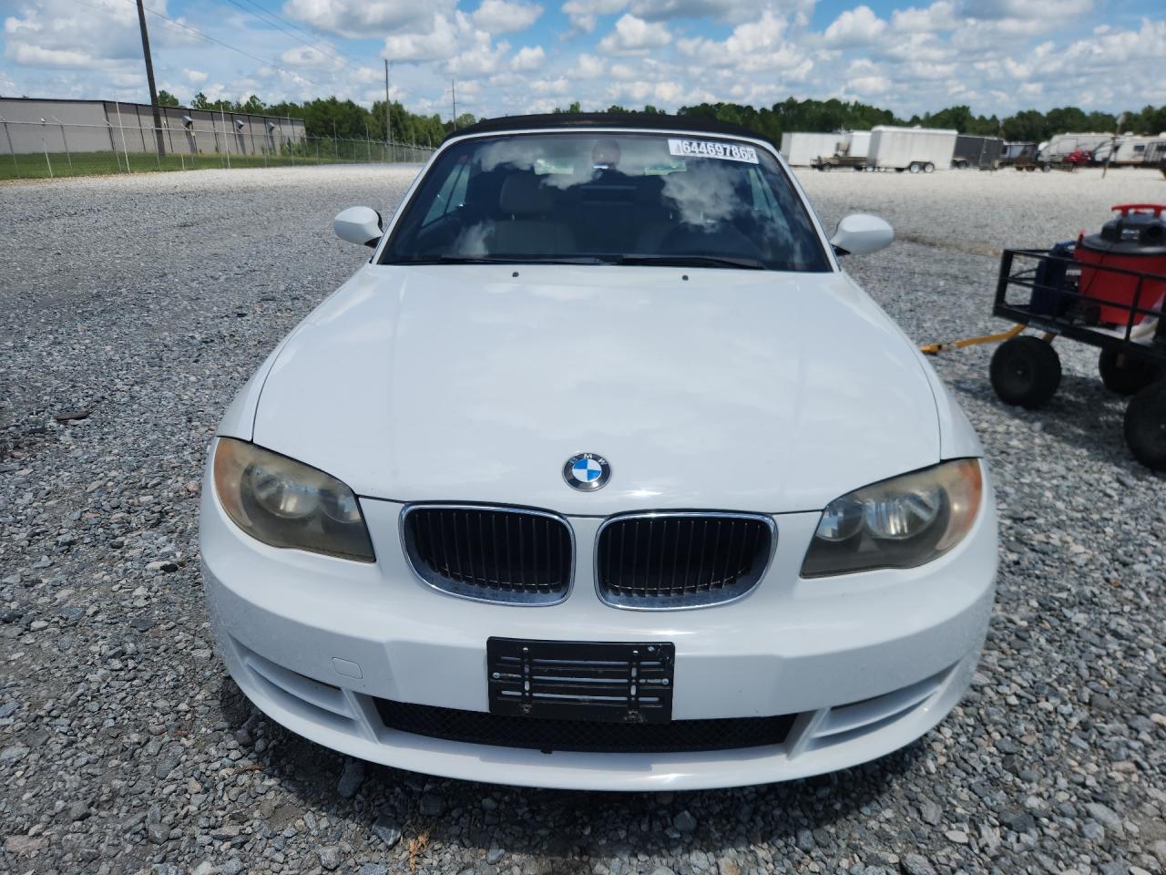 2009 Bmw 128 I Белый vin: WBAUL73559VJ75530 Damage: Left Head Lamp, Faded, Repair Required