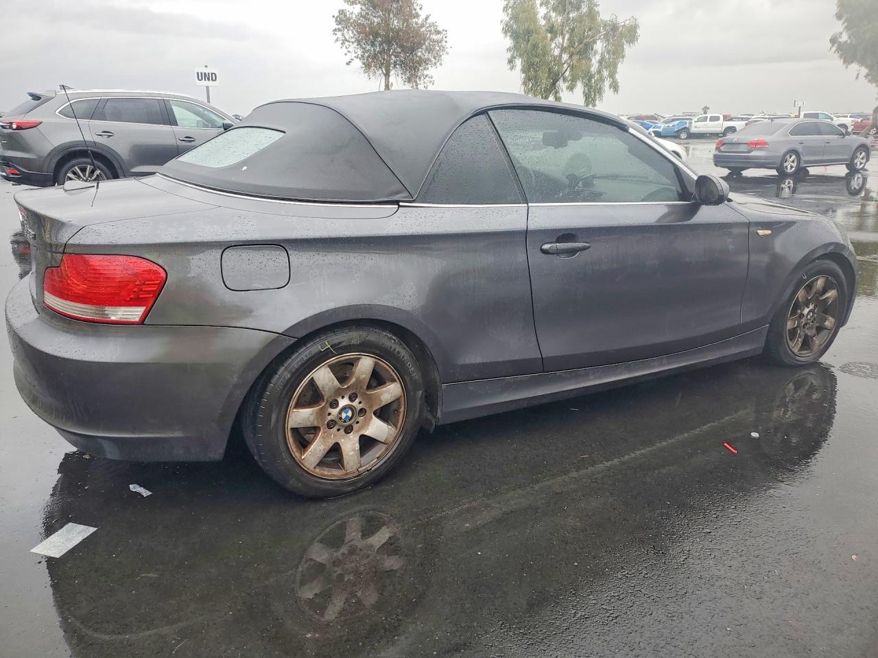 2008 Bmw 128 I Charcoal vin: WBAUL73568VE89995
