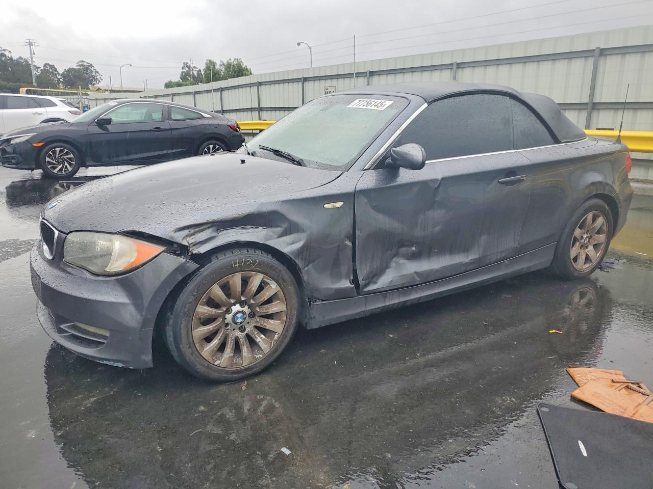 2008 Bmw 128 I Charcoal vin: WBAUL73568VE89995