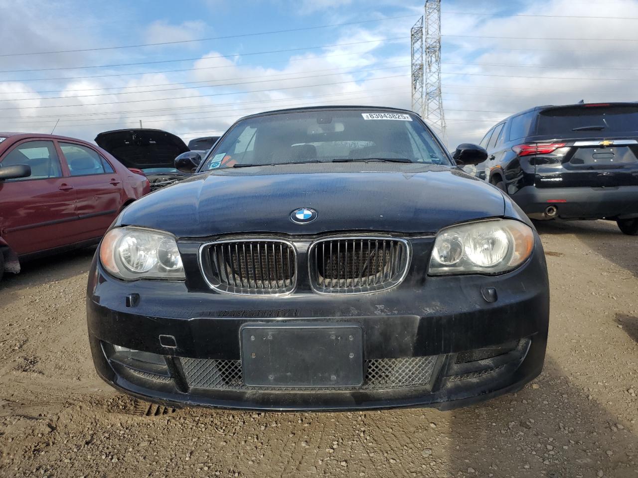 2009 Bmw 128 I Black vin: WBAUL73569VJ74922
