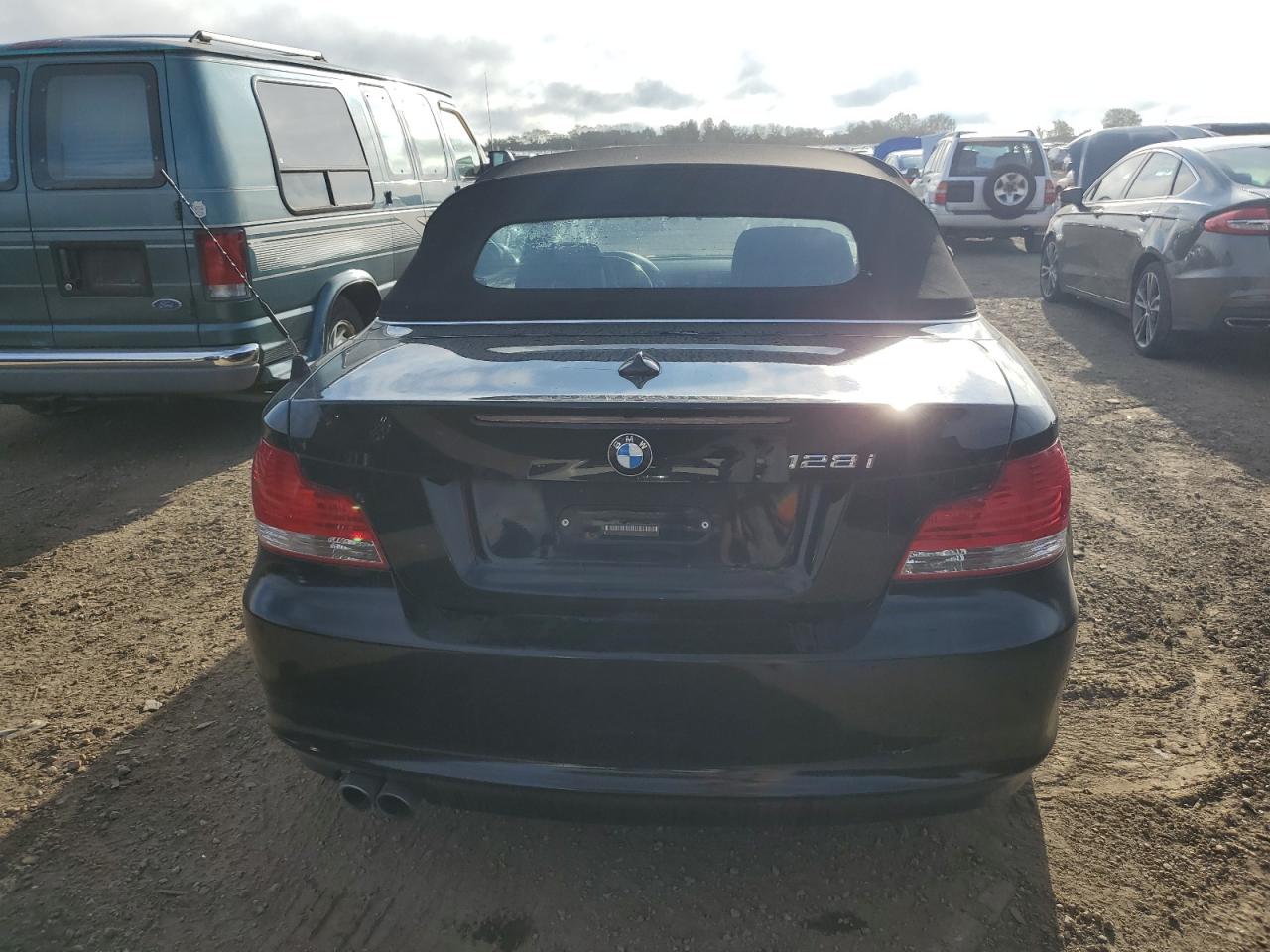 2009 Bmw 128 I Black vin: WBAUL73569VJ74922