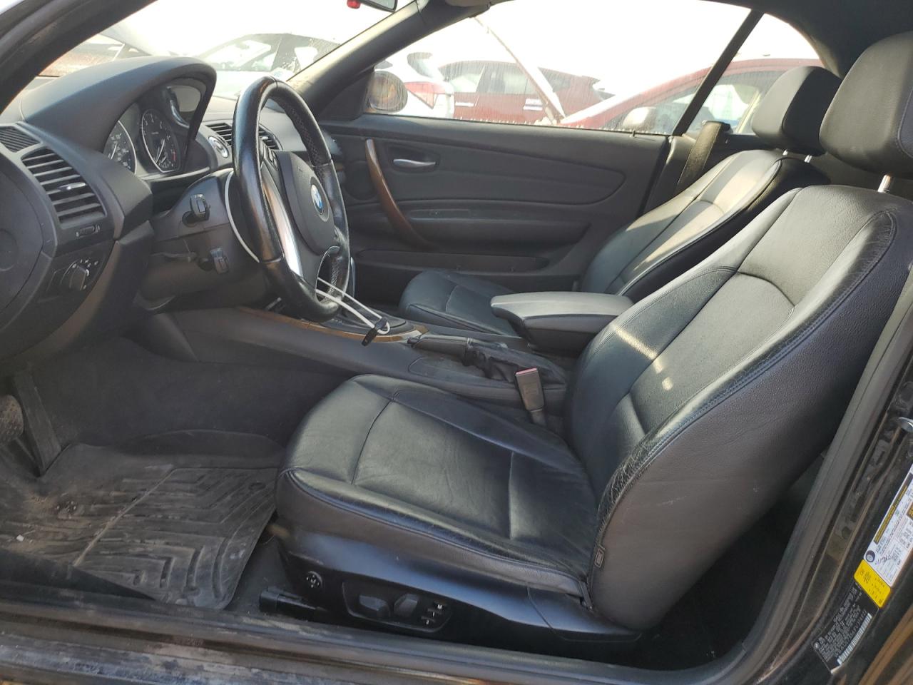 2009 Bmw 128 I Black vin: WBAUL73569VJ74922