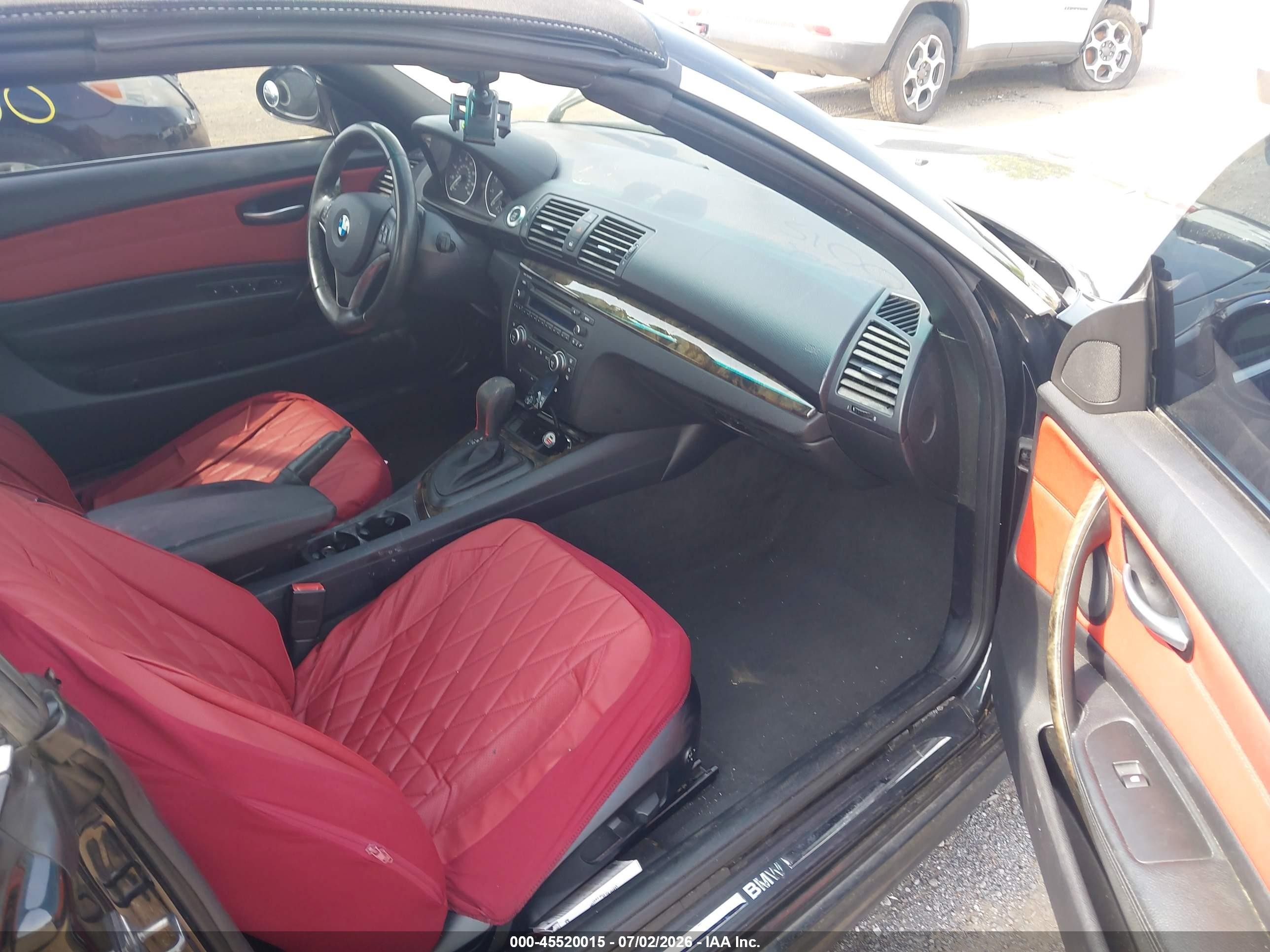 2009 Bmw 128i   Черный vin: WBAUL73569VJ76623