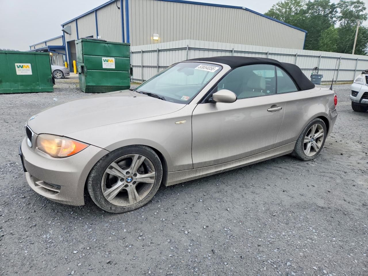 2008 Bmw 128 I Silver vin: WBAUL73578VE88502