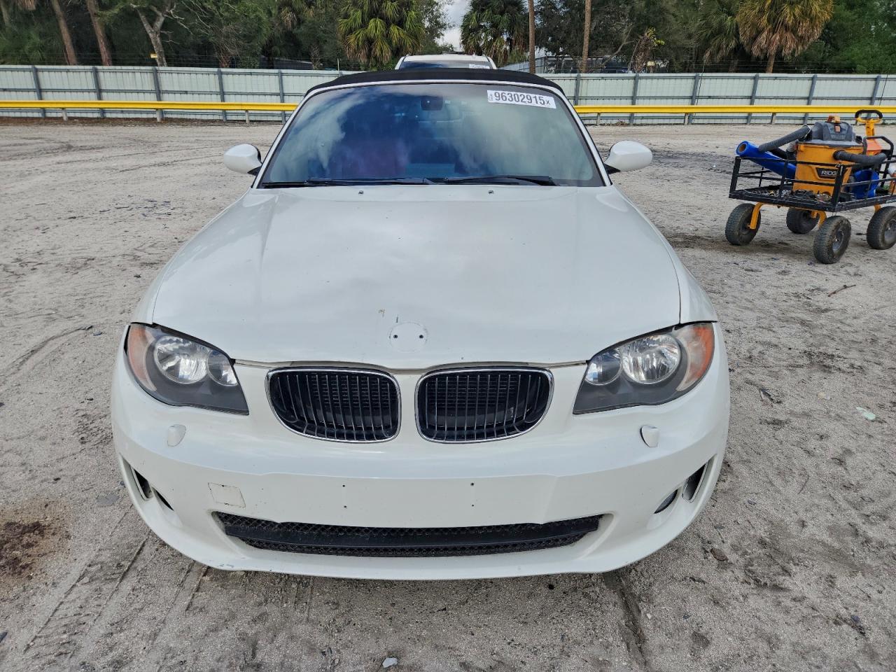 2008 Bmw 128 I White vin: WBAUL73588VE88198